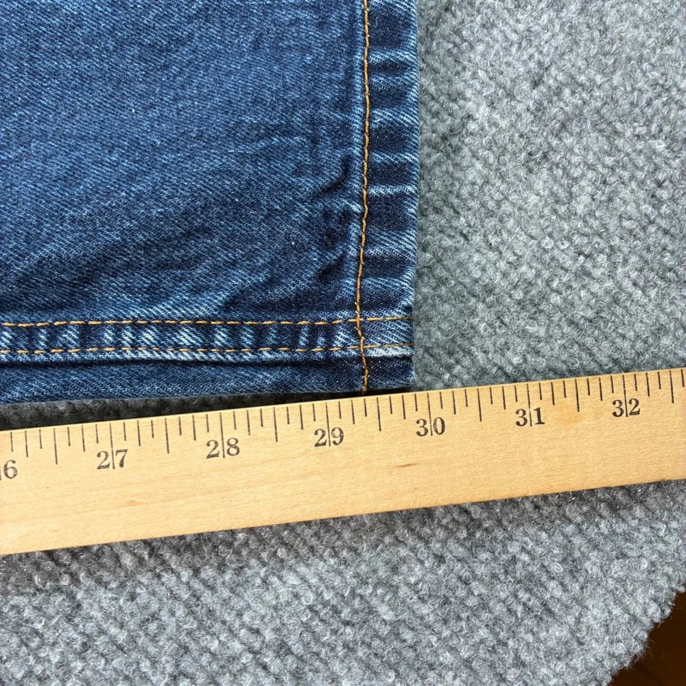 Levis 505 Regular Fit Straight Leg Jeans Mens 34x30 Blue Excellent Denim Pants
